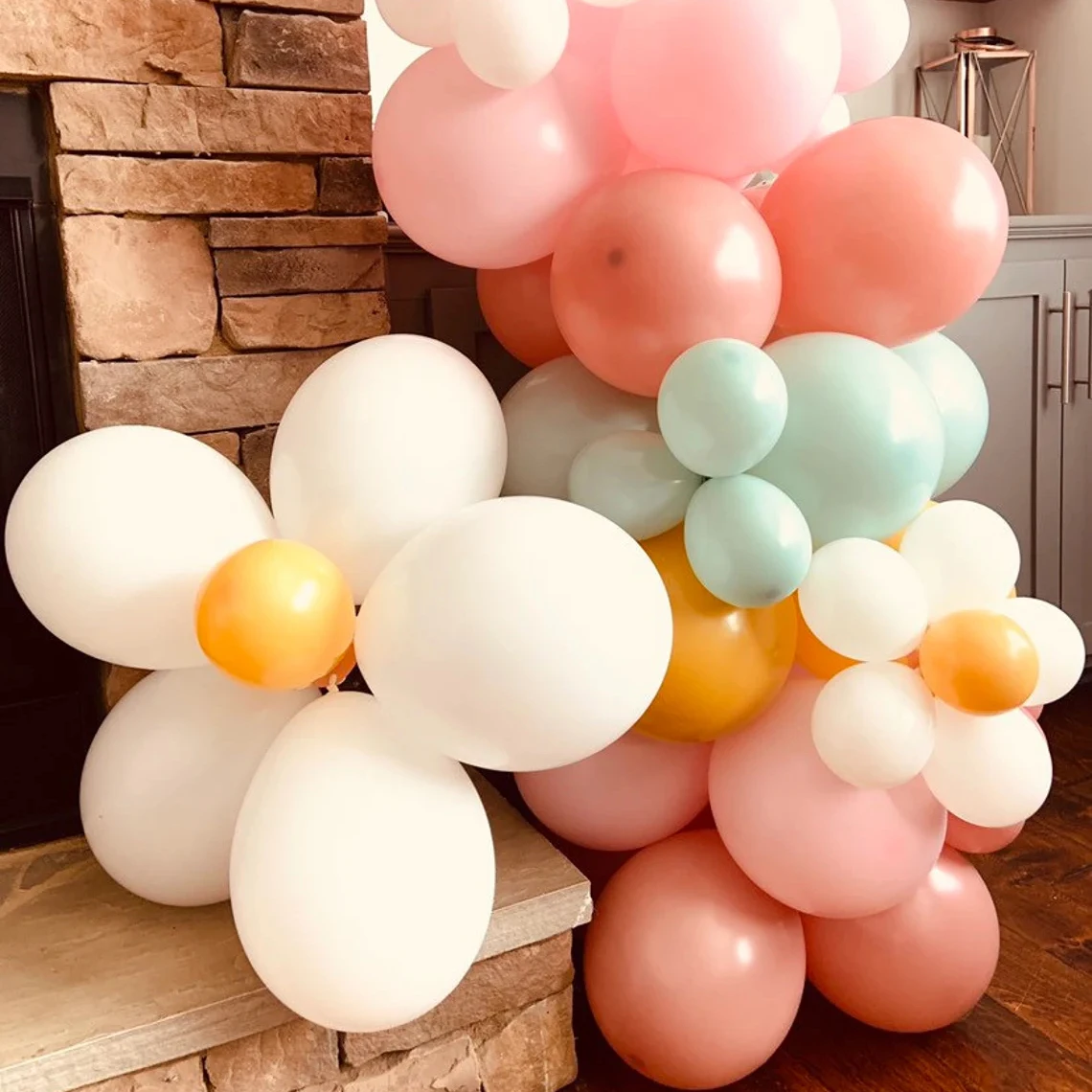 

Daisy Boho Garland Balloons Rainbow Baby Shower Supplies Bridal Shower Number Balloons First Birthday Party Decoration Kids