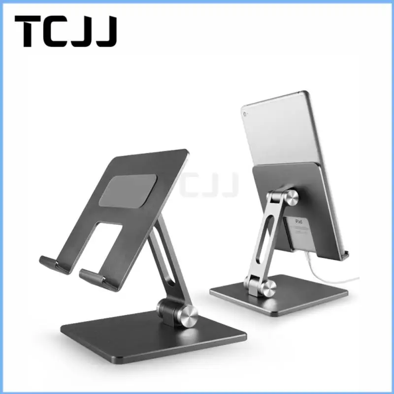 

Настольная подставка из алюминиевого сплава для IPhone, IPad, Xiaomi, Регулируемый Настольный держатель для планшета, универсальная настольная под...