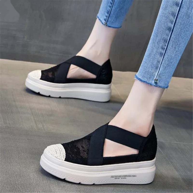 New Beige Women Shoes Fisherman Shoes Woman Mesh Breathable Flat Soft Bottom Women Peas Shoes Womans Shoes Black Flats Shoes