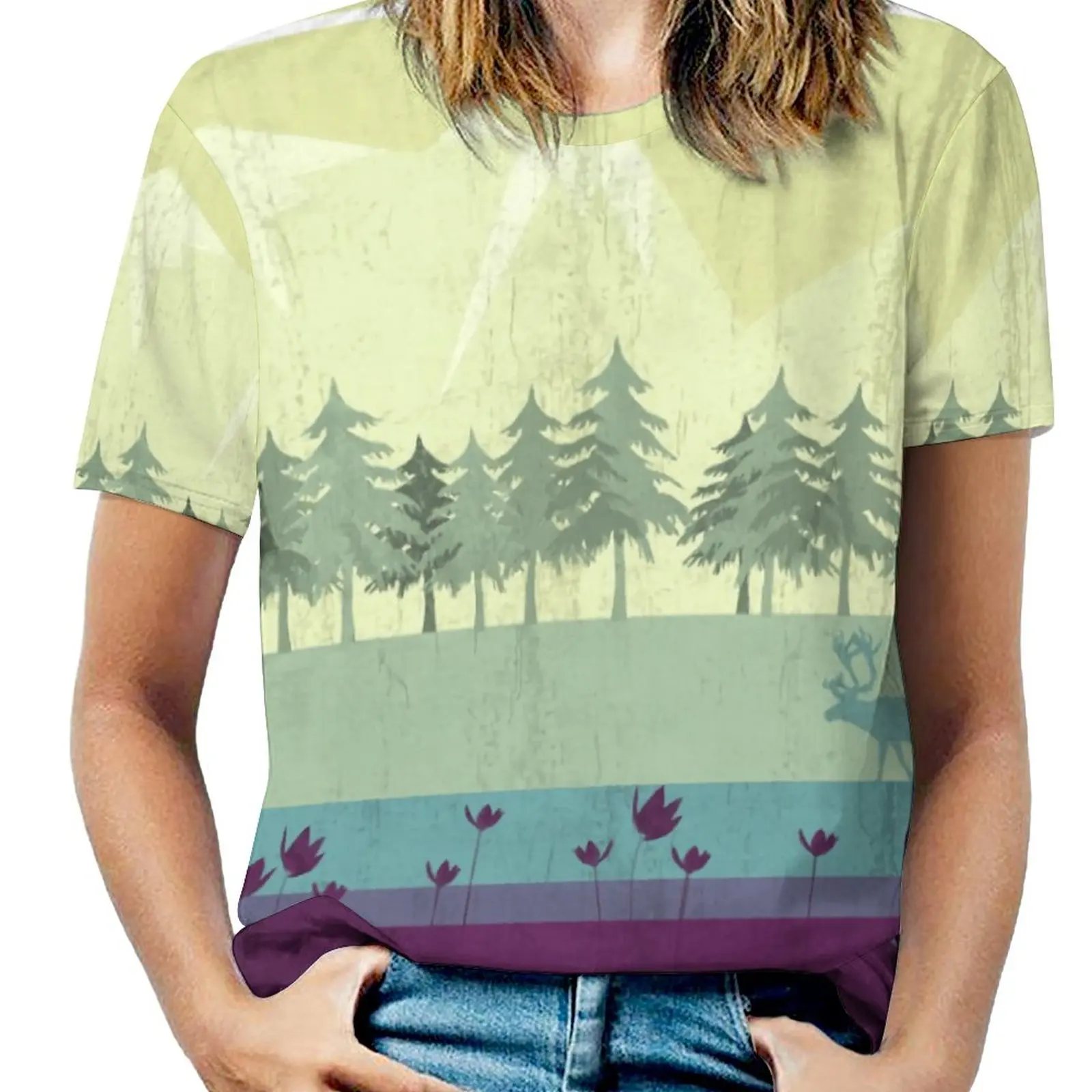 

Wildlife T-shirt Crewneck Sports Funny Novelty Tees Funny Leisure Eur Size