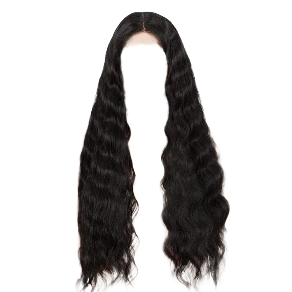 

FANXITION Synthetic Wig Heat Resistant Fiber Pre Plucked With Baby Hair Loose Body Wave Lace Front Wig Glueless Lace Wig Cosplay
