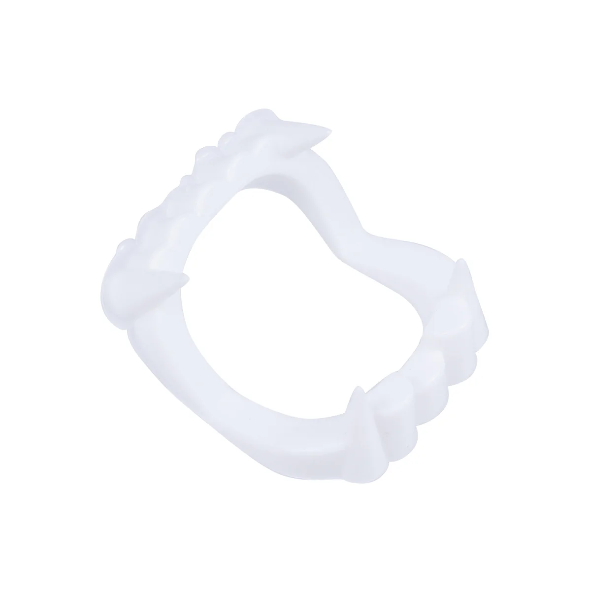 

White Teeth Caps Werewolf Fangs For Halloween Prop Costume