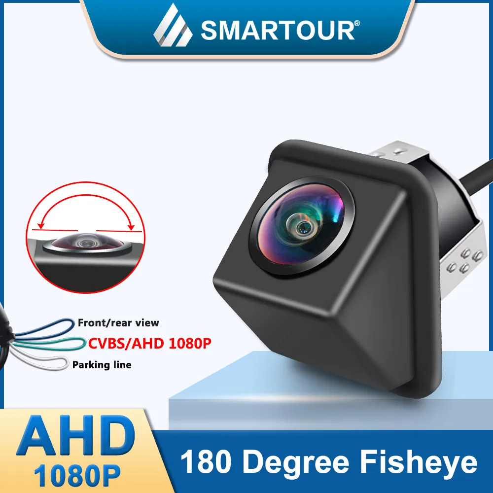 

Стеклянный объектив SMARTOUR с сопротивлением высоким и низким температурам, 12 В, универсальные автомобильные аксессуары, камера заднего вида ...