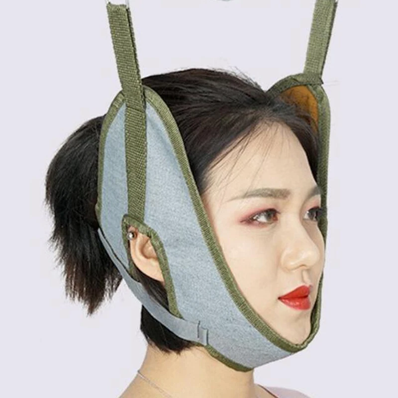 

Gray Cervical Traction Belt Neck Traction Orthosis Simple Hot Sale Economic Neck Stretch Fixation Belt 2022 New