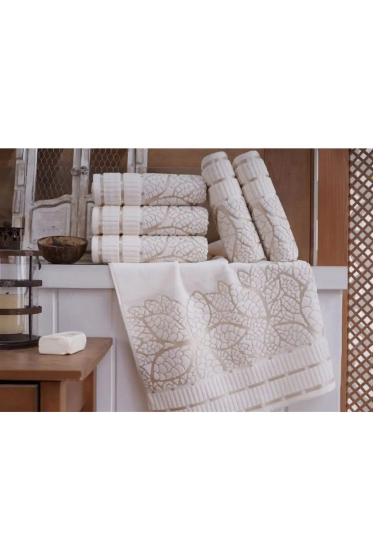 

6'lı Velvet Hand Towel