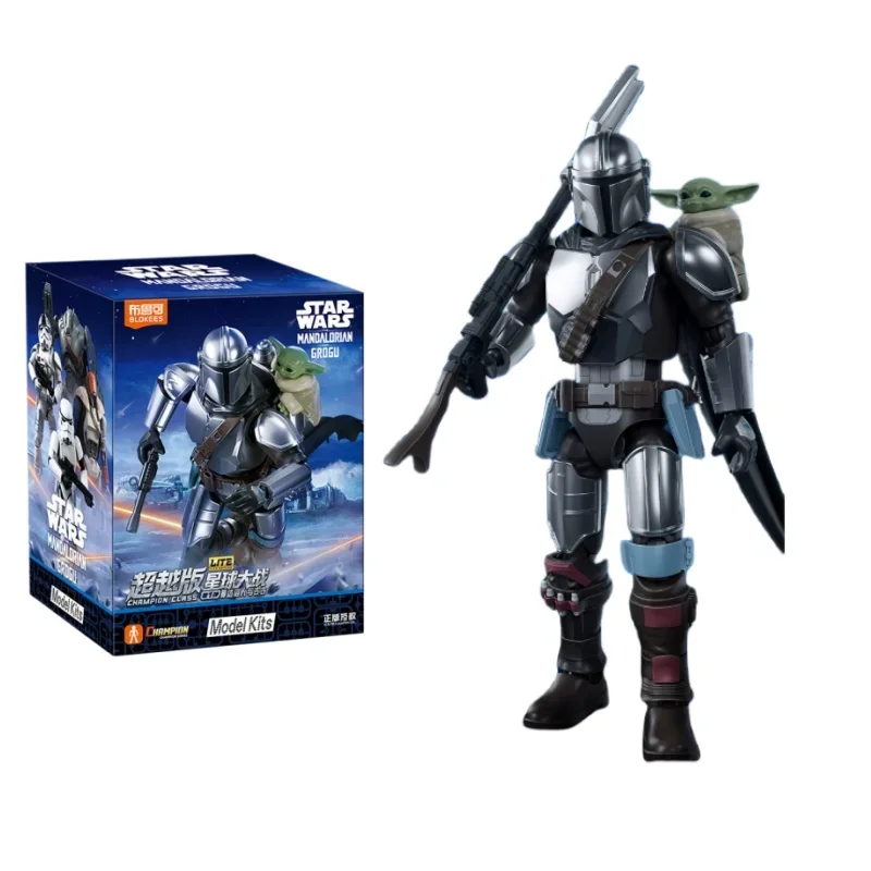 Фото Фигурки из серии BLOKEES Star Wars - LITE Edition, том 1: Мандалорец и Грогу, сборная модель, игрушка в подарок №2