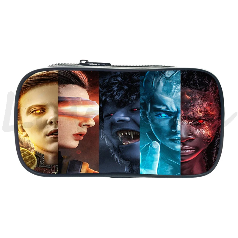 

Stranger Things 4 Pencil Bag boys girls Students Pencil Holder Large Capacity Pen Bag Stationery Storage Bag School Supplies