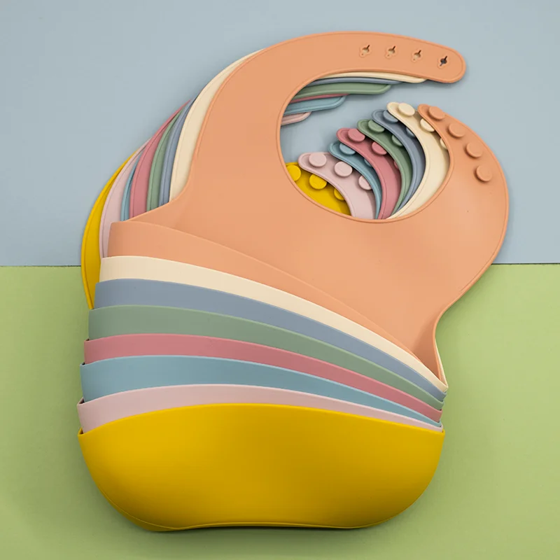 

Детские нагрудники с принтом в стиле Ins, водонепроницаемые Мягкие силиконовые нагрудники с милым рисунком для кормления детей, девочек, мал...