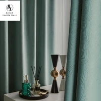 modern curtains for living room bedroom dining custom luxury nordic sunscreen electric sculpture pure color door window curtains