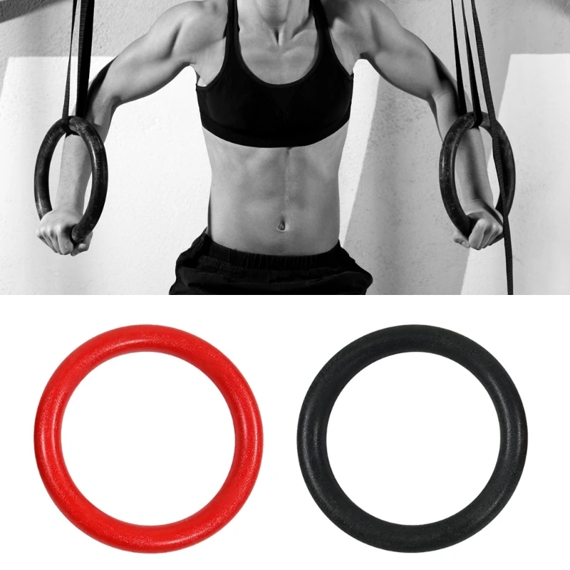 

Durable Fitness Rings Nonslip Gymnastics Ring for Homes, Gym, and School Use