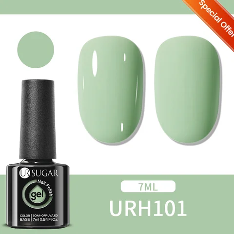 UR SUGAR 7 мл полуперманентный гель-лак для ногтей синий зеленый