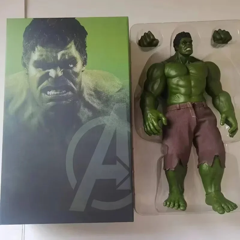 В наличии 42 см фигурка Халка модель Marvel Thor 3 шарнирная Ragnarok руки подвижные