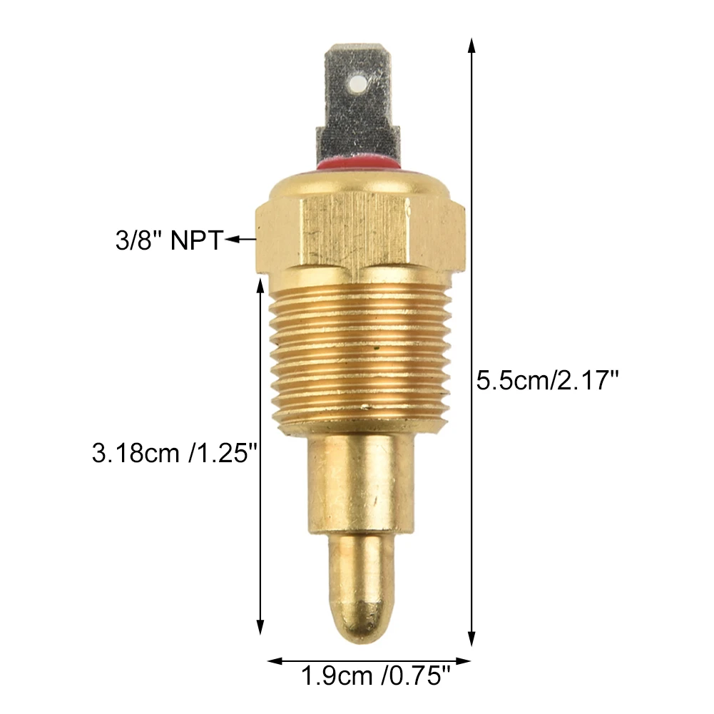 

Radiator Fan Thermo Sensor Switch Hot Sale 5.5x1.9cm Sensor Switcha For Car 3/8\\\\\\\" NPT 200 Degree On 185 Degree Off