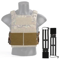 emersongear tactical vest single point mesh cummerbund roc buckle waist strap belly belt for jpc 419 420 carrier airsoft nylon