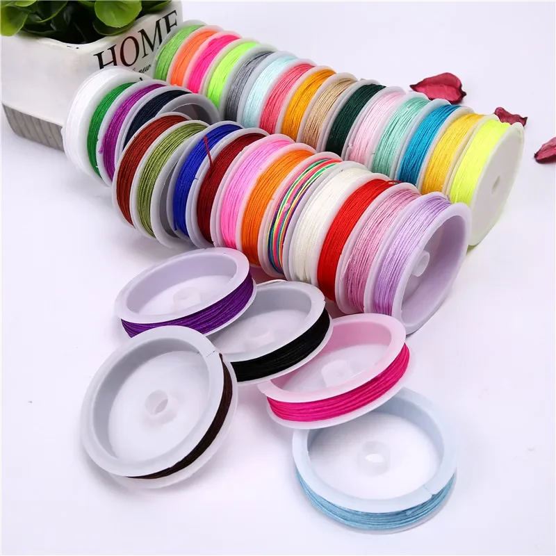 Нить для бисера ручной работы сделай сам длина 10 метров нефрит 72 красная нить