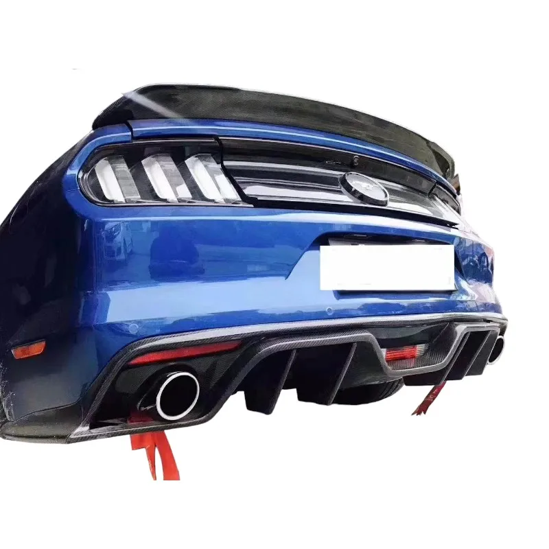 Задняя крышка из углеродного волокна для Ford Mustang 15-22 идеальная установка