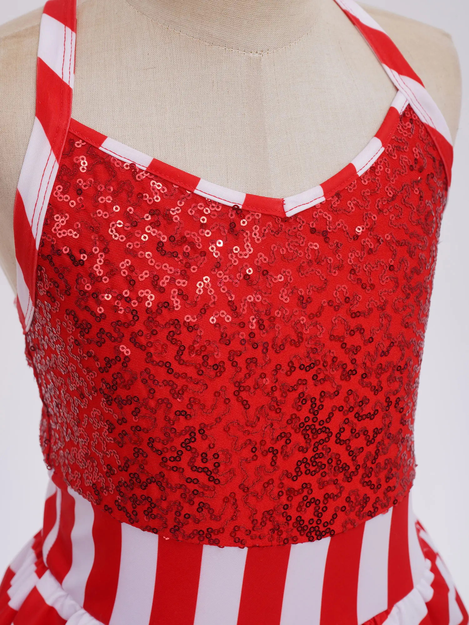 Детский танцевальный костюм для девочек карамельных цветов Рождественский без