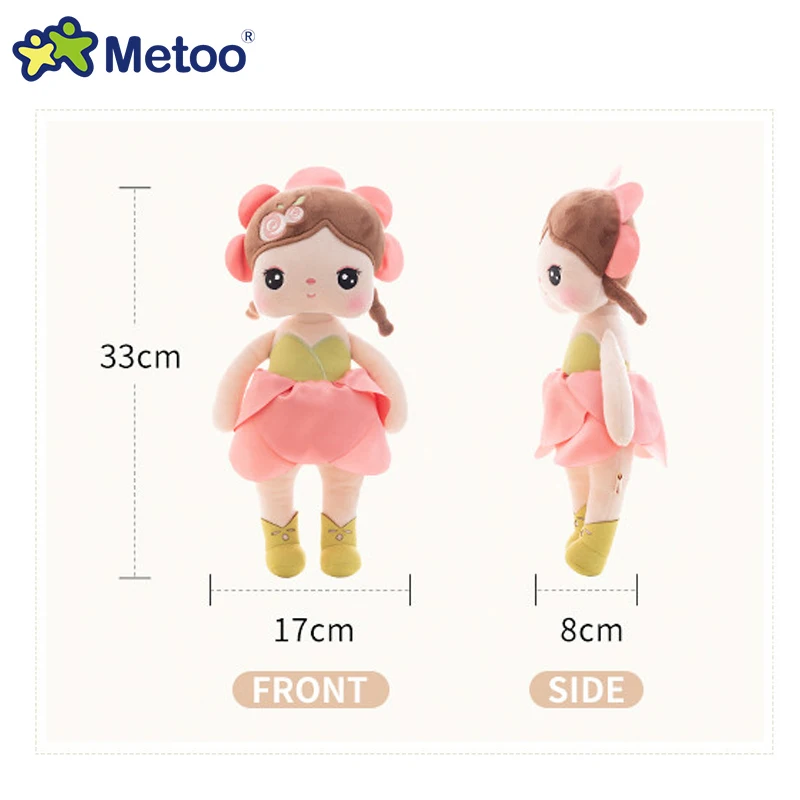 Metoo кукла Анджела в цветочном стиле роза тюльпан Подсолнух фиолетовые мягкие