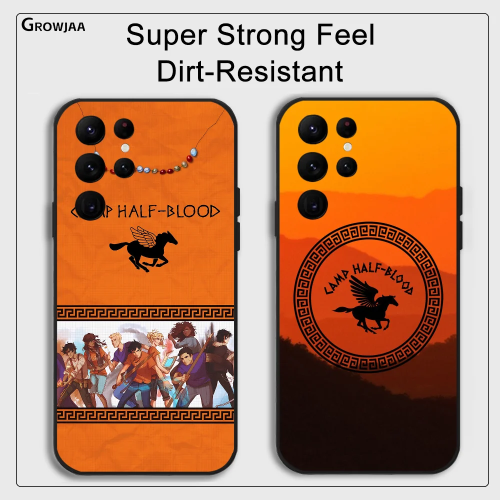 Novel P-Percy J-Jackson Phone Case for Samsung Galaxy S24 Ultra S22 S23 S21 S20 5G Protective Silicone TPU Funda