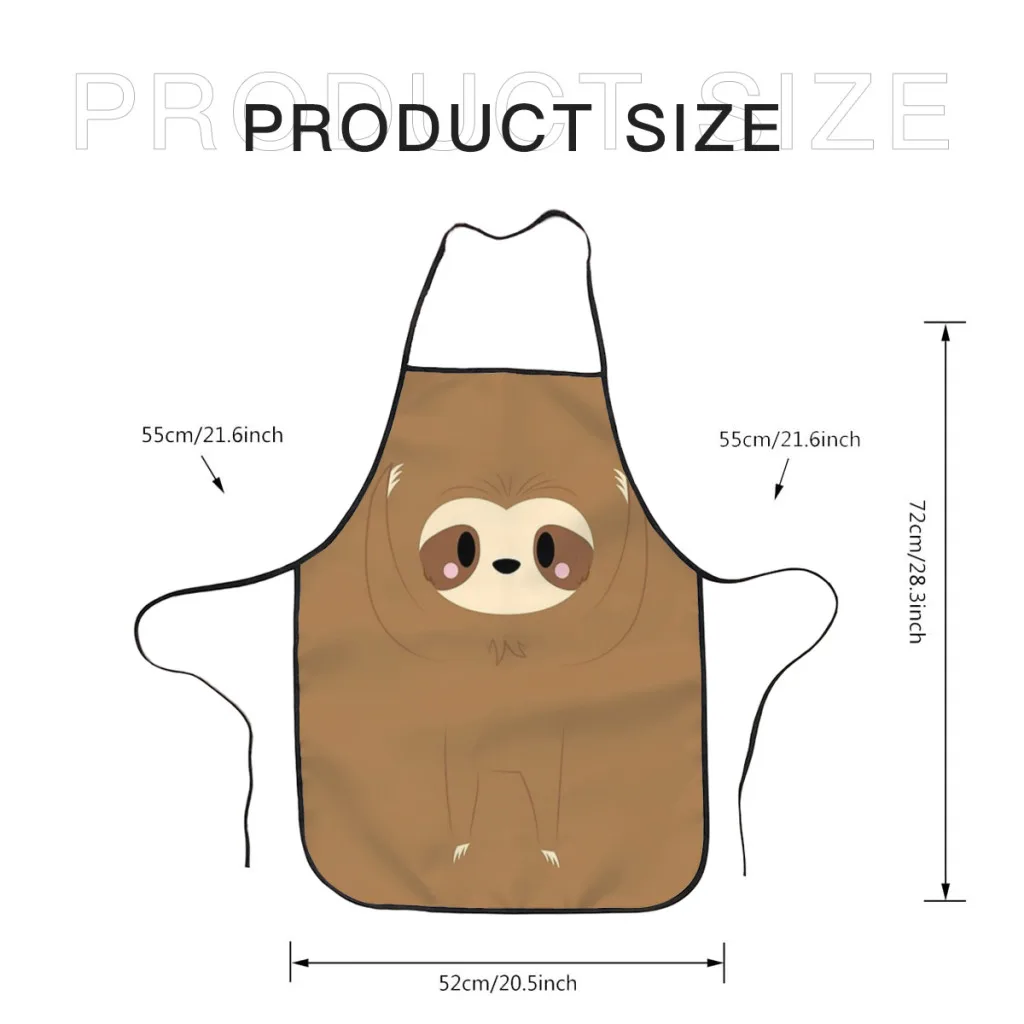 Кухонные фартуки Hugsies Sloth для женщин фартук бытовой уборки повара кулинарии