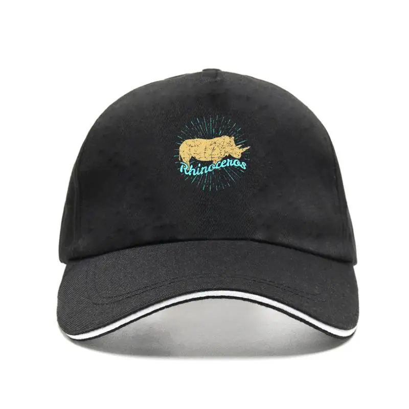 

Rhinoceros Rhino Bill Hats - Retro Vintage Distressed Baseball Cap