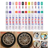 waterproof car scratch tyre wheel rubber painting pen metal permanent paint markers graffiti oily marker stationery polishes