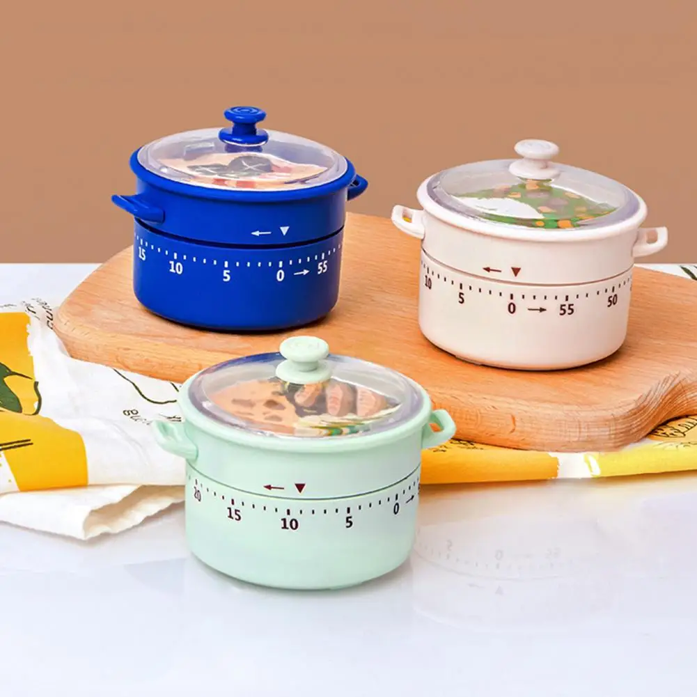 

Unique Timer Reminder Simple Operation Household Chafing Dish Study Mechanical Timer 4 Colors Mechanical Timer for Kitchen