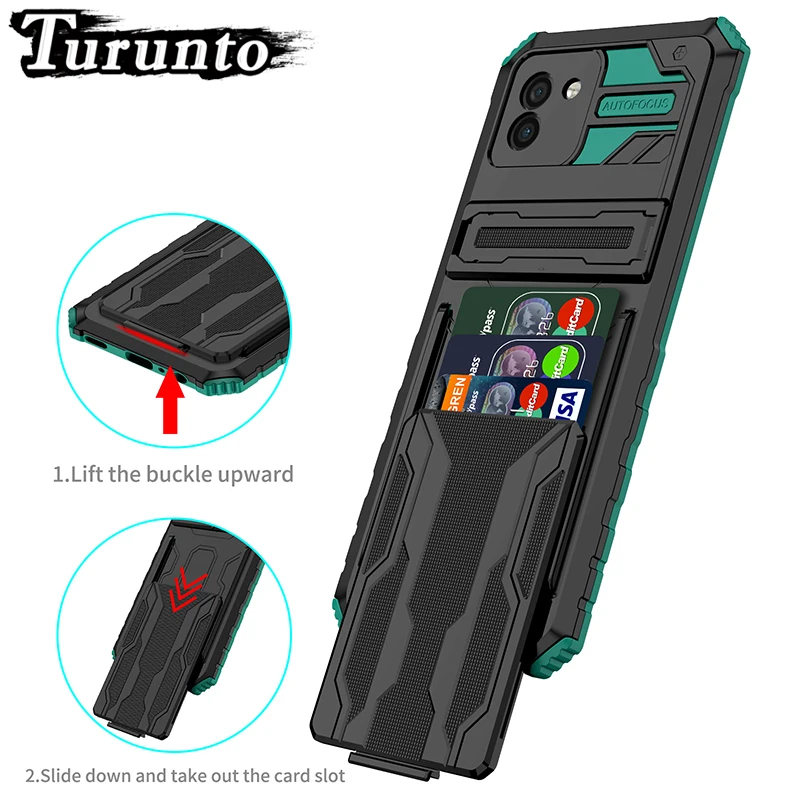 

For Samsung Galaxy S21 S30 S20FE Case Armor Shockproof Stand Protection Cover for Galaxy S30 Ultra S21 Plus With Card Slot Cases