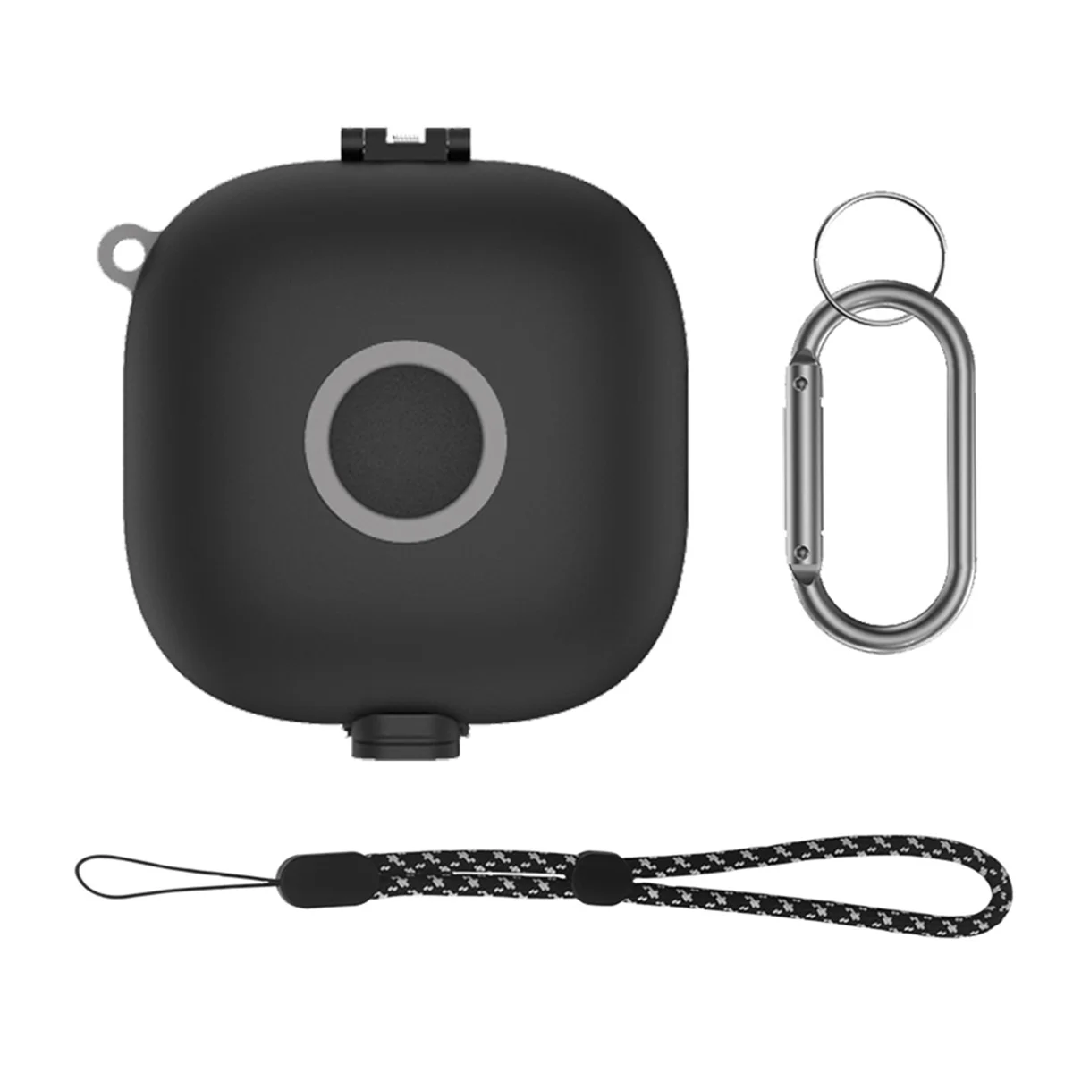Чехол для наушников держатель зарядного устройства с карабином амортизирующий