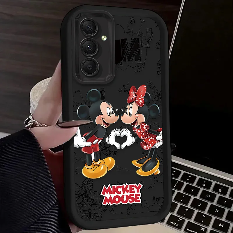 Чехол для телефона Disney с Микки и Минни Маусом Samsung Galaxy A14 A15 5G S21 S22 S23 S24 FE Plus Ultra A25 A35
