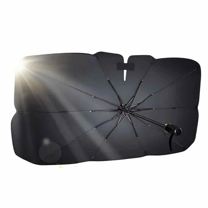 

Зонт на лобовое стекло автомобильный солнцезащитный козырек на лобовое стекло складной УФ-блок термостойкий автомобильный аксессуар с поворотом на 360 градусов