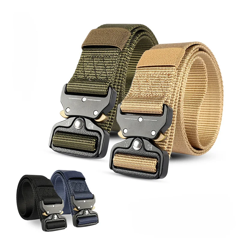 Tactical Belt Cobra Outdoor Nylon Multifunctional Training Canvas Pants Belts for Mountain Camping Enthusiasts Wholesale