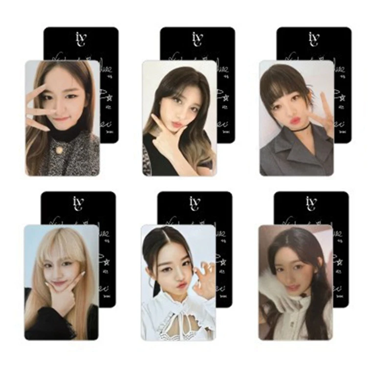 

6 шт./компл. Kpop IVE Photocard новый альбом одиннадцать открыток новый альбом Lomo открытка фотопечать открыток постер картина Поклонники подарки кол...