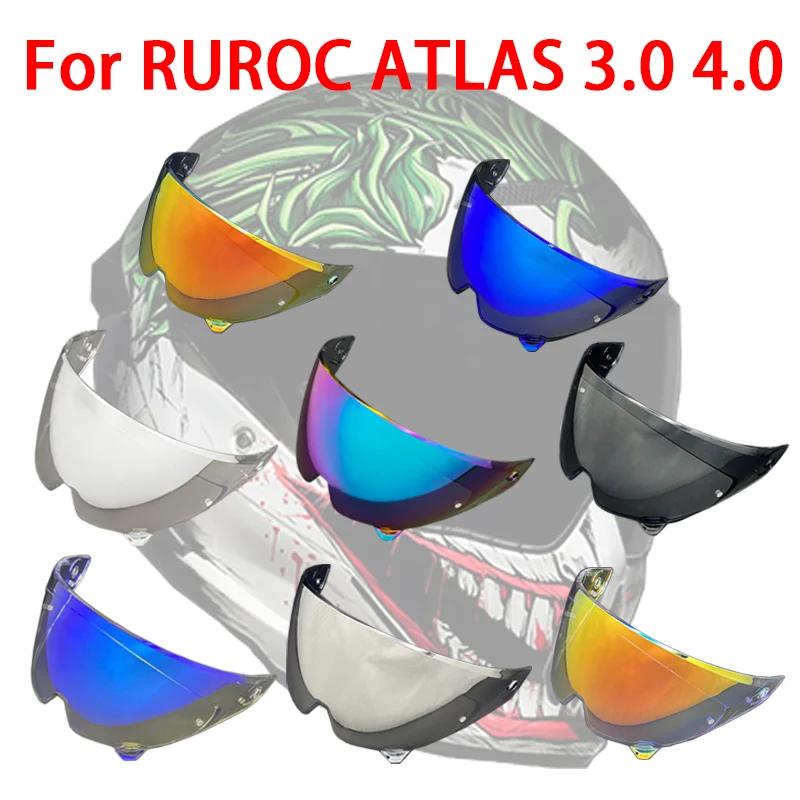 Visera De Casco Para Atlas 4 0 Шлем Козырек для RUROC ATLAS 3 Мотоциклетный шлем очки с покрытием