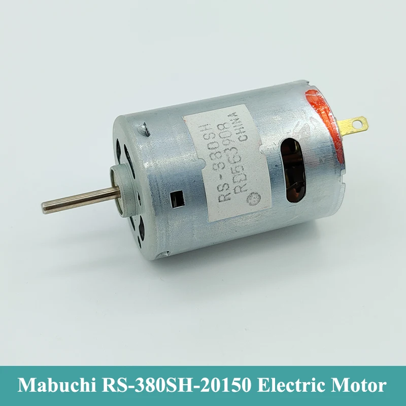 

MABUCHI RS-380SH-20150 Micro 380 Motor DC 6V-18V 12V 11000RPM Mini 27.5mm Carbon Brush Motor DIY Hair Dryer Vacuum Cleaner Toy