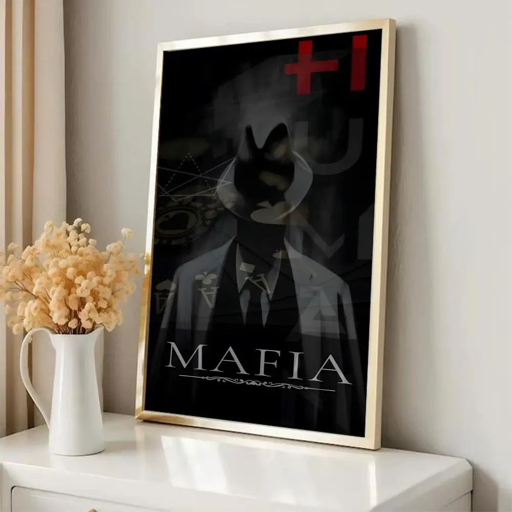 Фото Плакат мафии, художественная живопись, постер с принтами, украшение для дома, спальни, гостиной, подарок №5