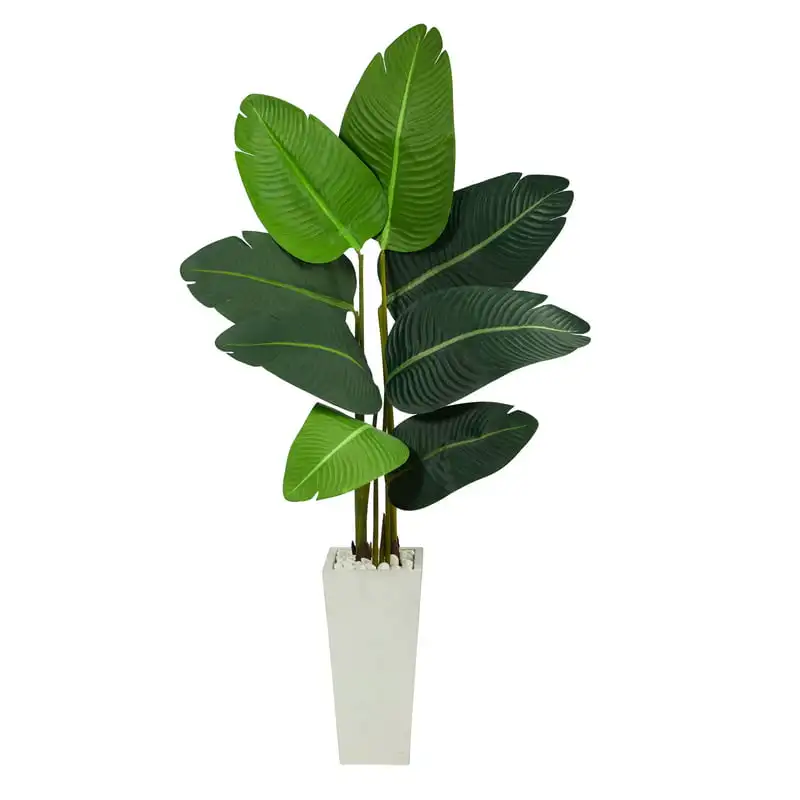 

Travelers Artificial Tree in White Planter