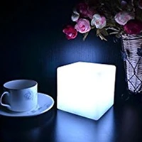 led square decorative table lamp hotel restaurant atmosphere lamp children bedroom cube night light