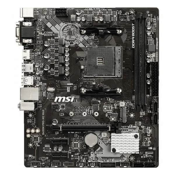 Материнская плата MSI B450M PRO M2 Max mATX DDR4 AM4|Материнские платы для ноутбуков| |