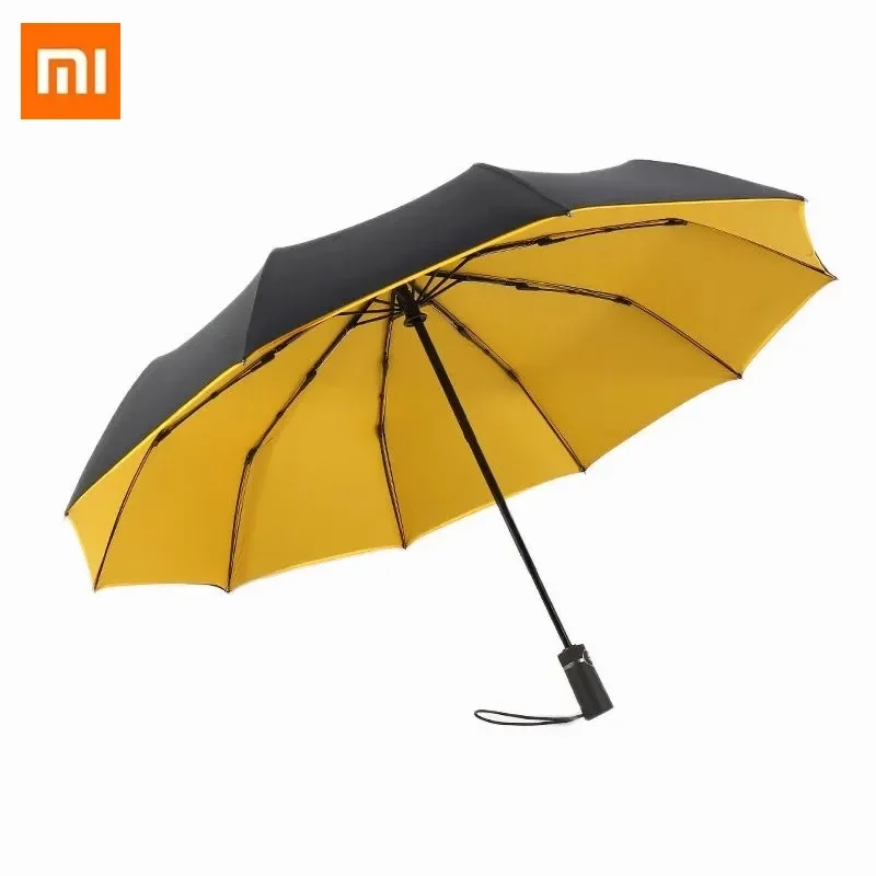

NEW umbrella automatic folding umbrella men and women universal double windproof automatic business simple rain shade sunshad