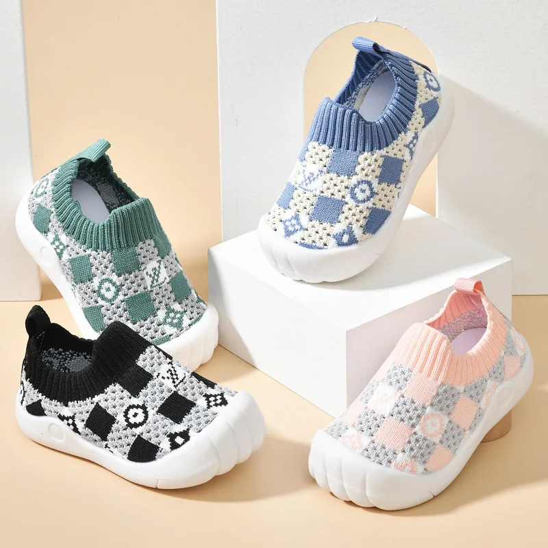 

Children Mesh Shoes Infant Breathable Casual Sport Sneakers for Boys Girls Soft Bottom Little Kids Woven Fashion Sneakers