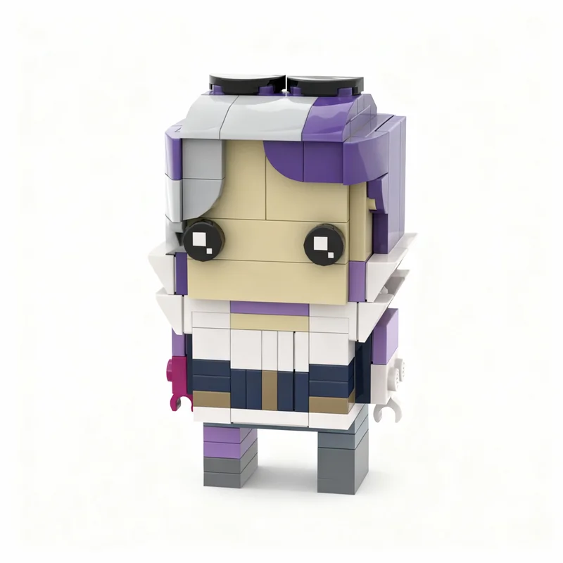 Фото 140 шт. MOC Minerva BrickHead - модель Warframe BrickHeadz, строительные блоки, игрушки, архитектурные элементы, идея для рождественского подарка, коллекция Brick. №2