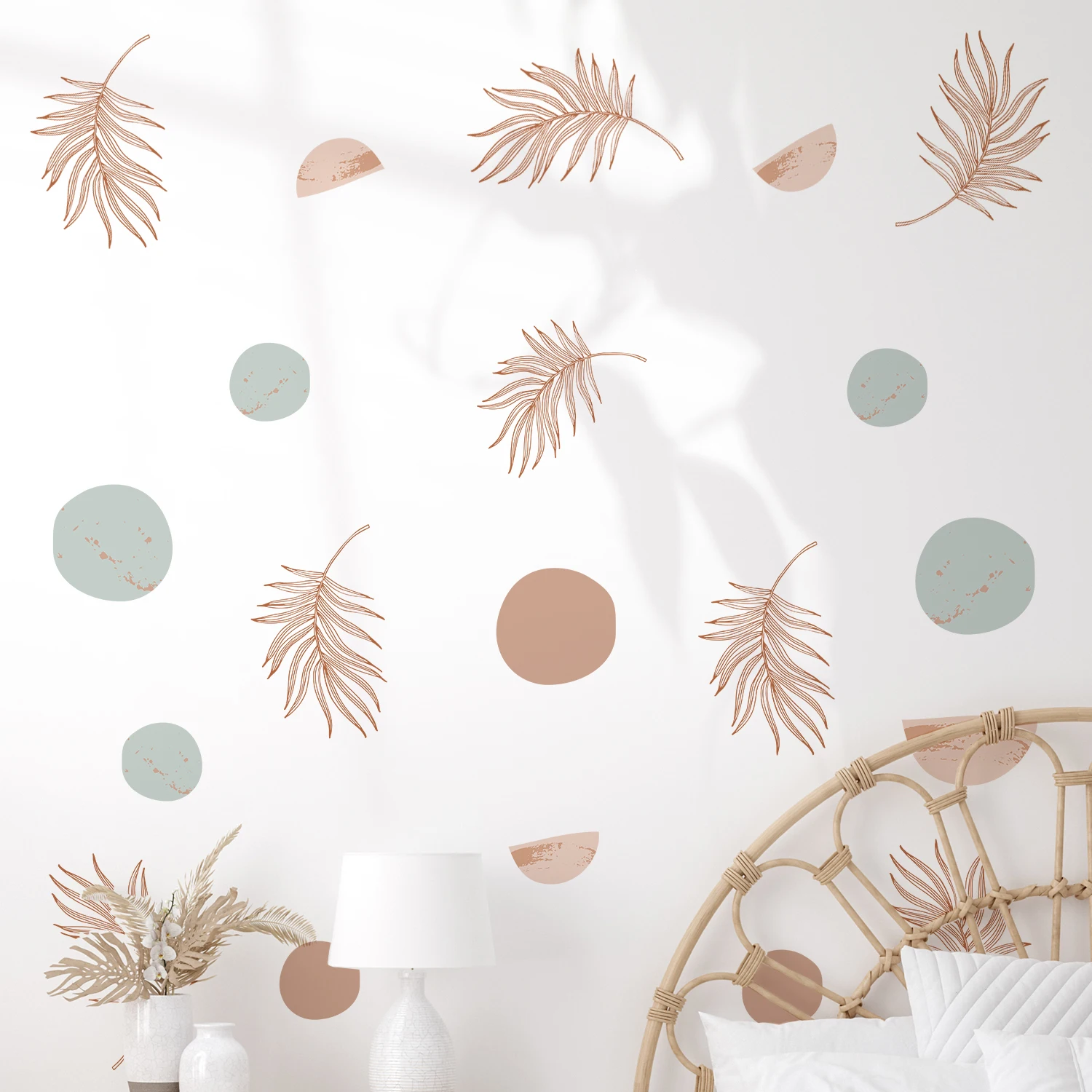 

Funlife® Bohemian Nursery Wall Stickers Removable Vinyl DIY Wall Decals Print Kids Boys and Girls Bedroom Interior Home Decor