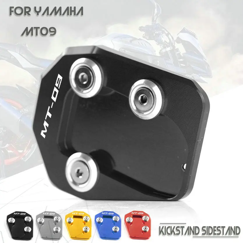 

Motorcycle Accessories Kickstand Sidestand Stand Extension Enlarger Pad for YAMAHA MT-09 MT09 XSR900 TRACER 900 SPORT FZ-09