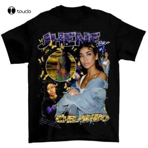 Футболка Jhene Aiko Chilombo в ретро стиле, винтажная тенниска с голенищем, модная рубашка с цифровым принтом в стиле унисекс, для подростков, на лето