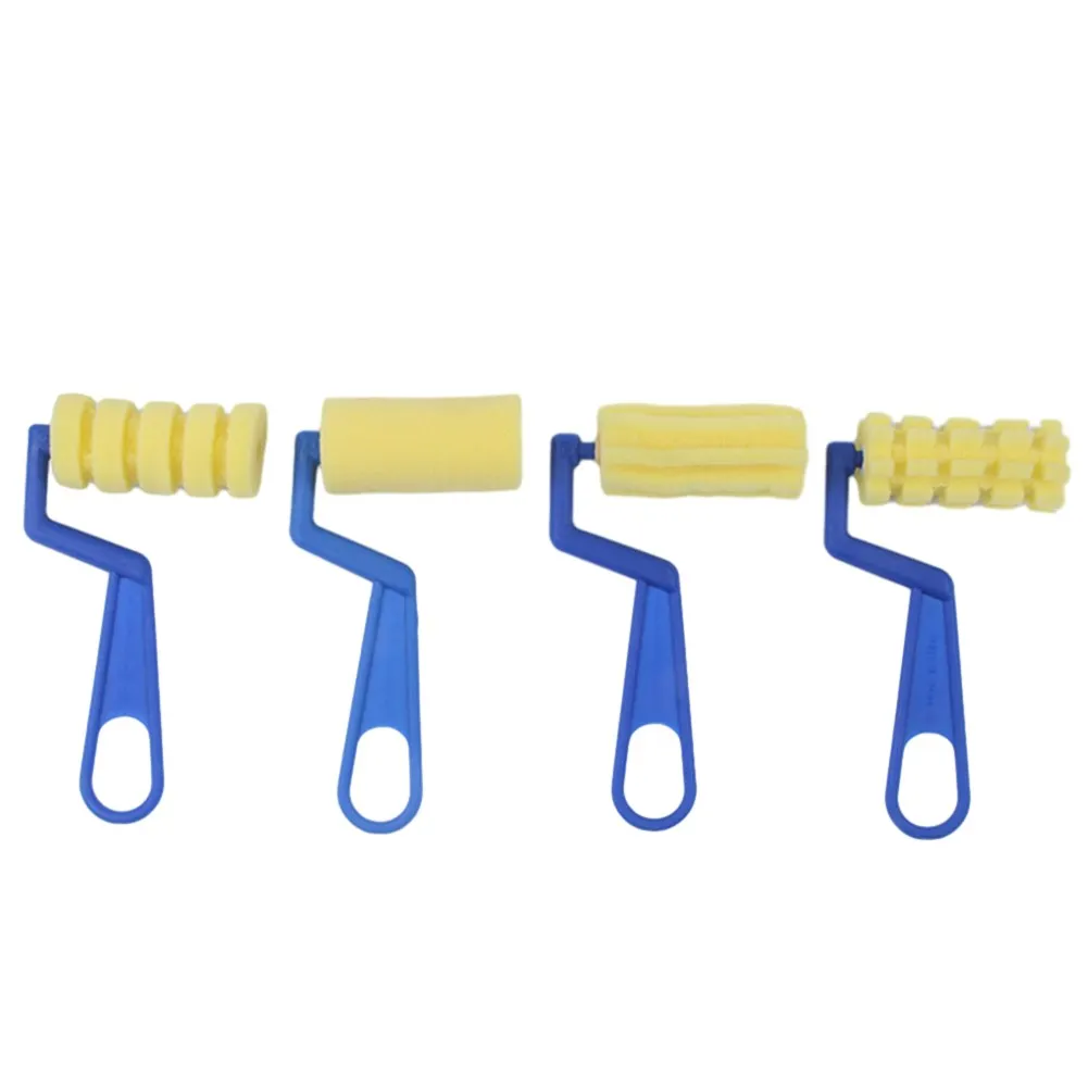 

Brand New Roller Sponge Brush DIY Tools Baby Art Painting Diy Roller Brush Early Education Seal Sponge Sponge Brush