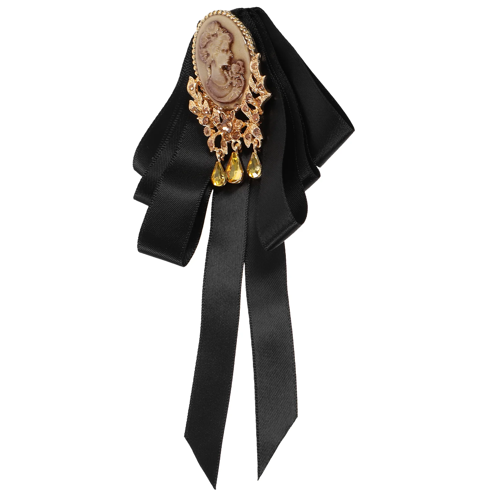 

Bow Tie Collar Clip Women Bowtie Universal Brooch Pin Cloth Decoration Girl