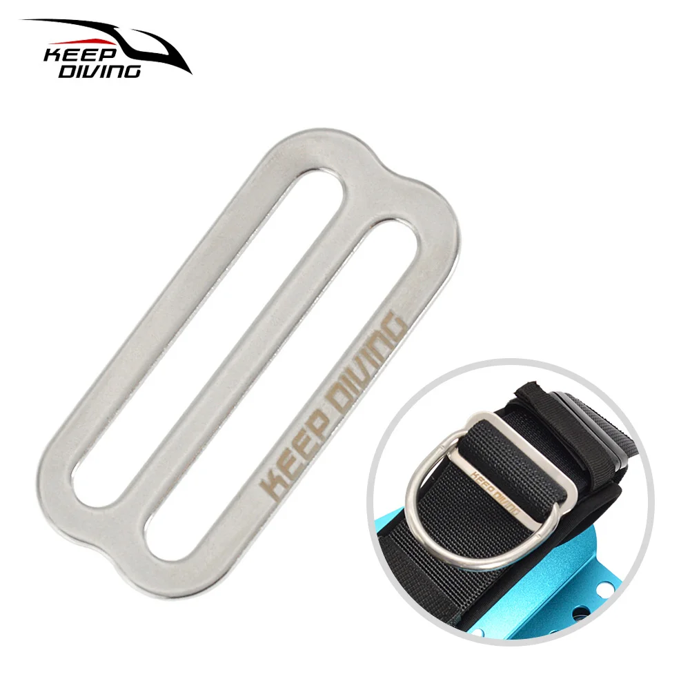 

Дайвинг 316 нержавеющая сталь 8-образный Ремень Кольцо лямки ремень Хранитель пряжка кольцо держатель крыло аксессуары BCD