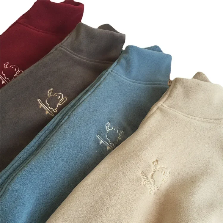 Женская флисовая толстовка на молнии