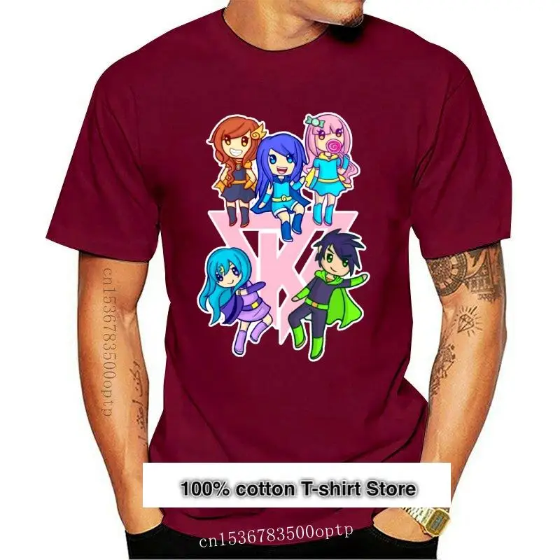 Camiseta Rosa Funneh y the Krew, camisa Funneh, merch, stampylonghead, funneh, krew, funneh, draco funneh, 5616A